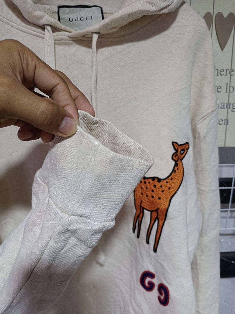 Gucci GG deer hoodie