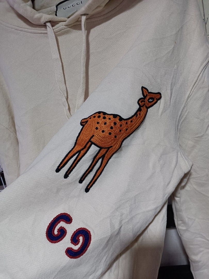 Gucci GG deer hoodie