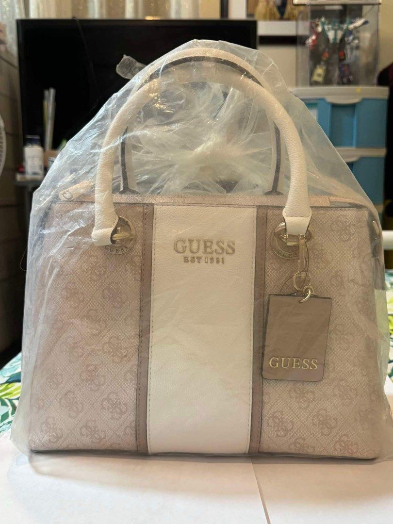 Guess cathleen logo shopper bag best sale