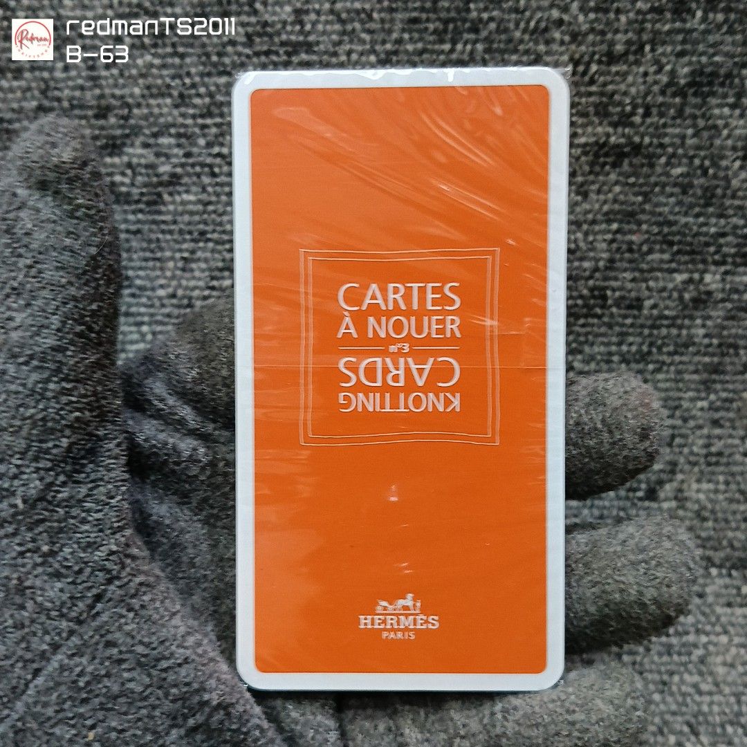 Hermes Scarf Knotting Cards (Category: Luxury Accessories) located in Meycauayan. Submitted by redmants2011 (Listing ID 1313937571, Image 2). Description: Authentic. Cards still sealed. Unopened. Payment - Gcash / Bank Transfer Shipping - Gogo Xpress / Flash Express.