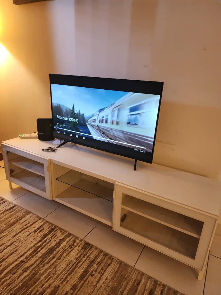 Ikea Glass Top Tv / Shelves, Furniture & Home Living, Furniture