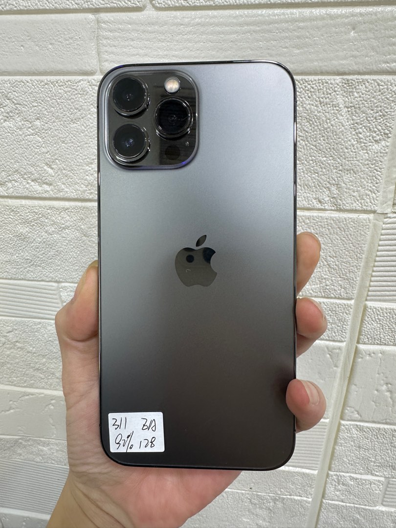 iPhone 13 pro max 128gb 黑色港版行貨雙卡, 手提電話, 手機, iPhone