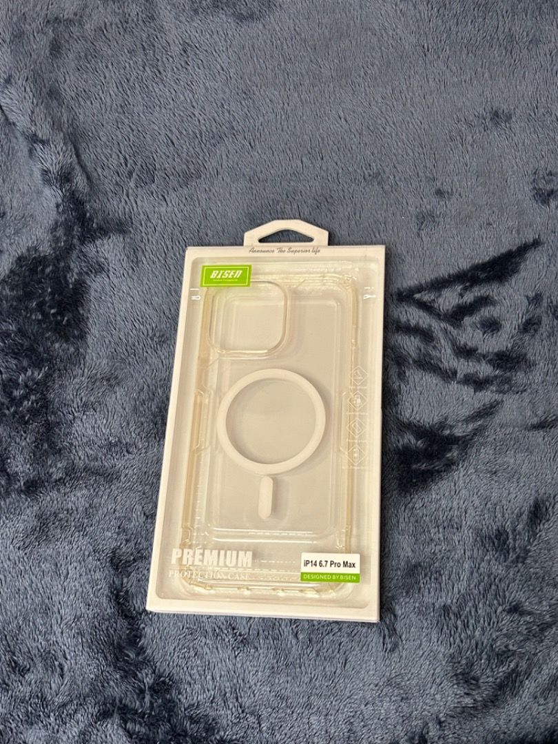 iPhone 14 Pro Max MagSafe Clear Case (Category: Cases & Sleeves) located in Manila. Submitted by audknee (Listing ID 1313858050, Image 1). Description: iPhone 14 Pro Max Clear Case, with MagSafe MOP: Gcash MOD: JNT, LBC, SDD* | Buyer will shoulder shipping fee *Depending on availability.