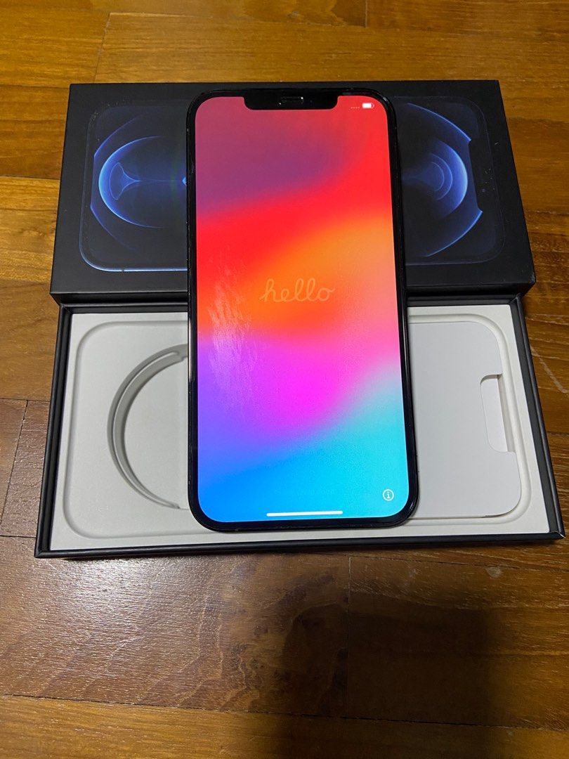 iPhone 12 Pro Max Pacific Blue 256GB, Mobile Phones & Gadgets