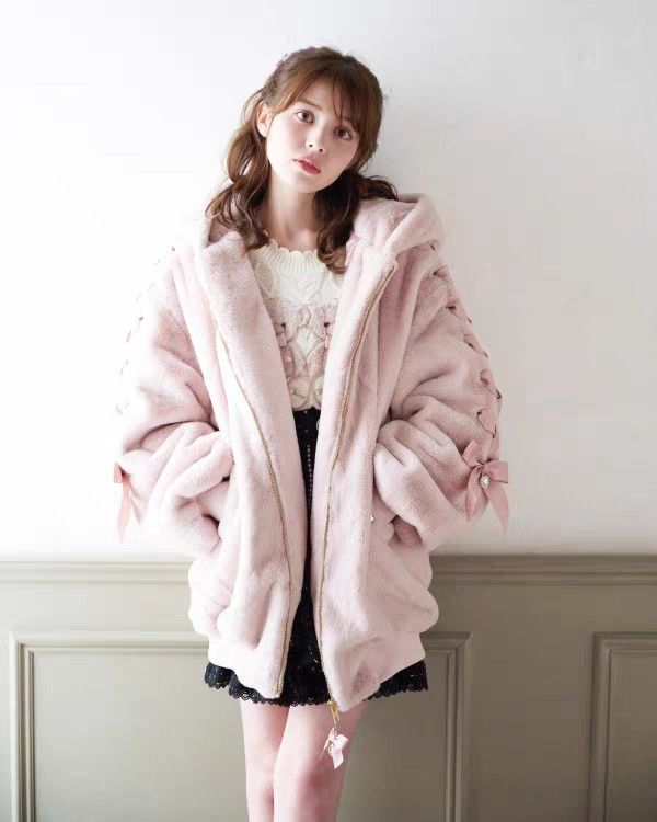 Pink bunny jacket shop