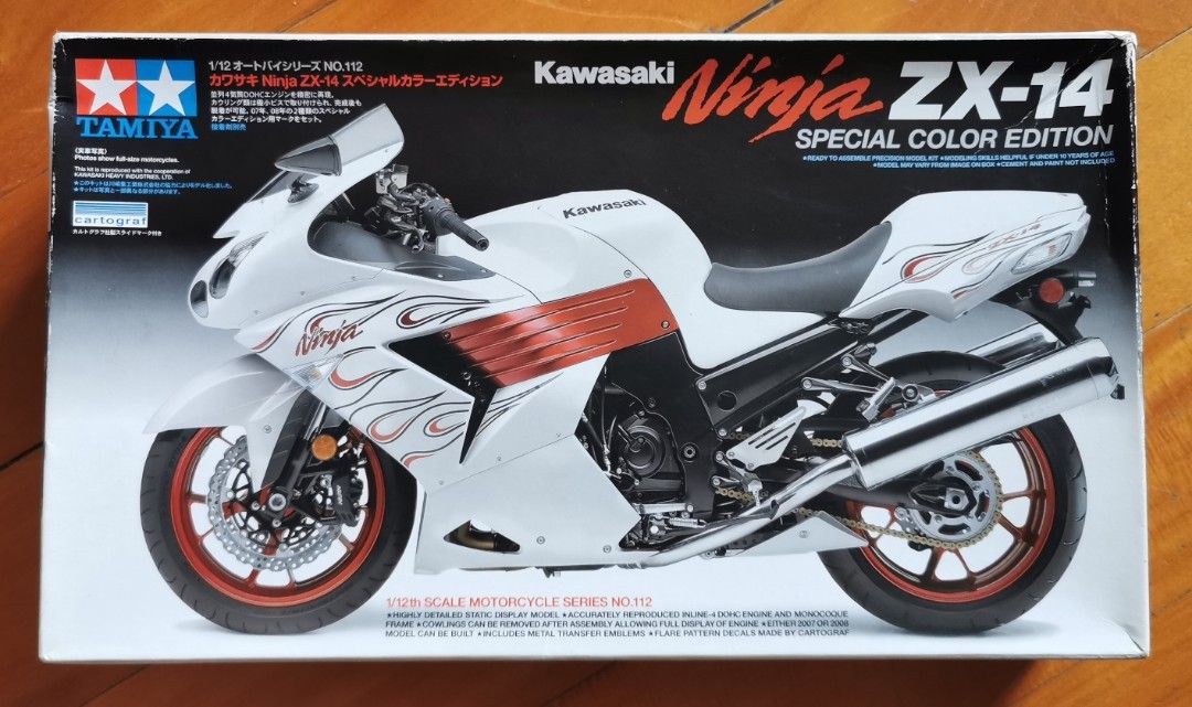 Kawasaki Ninja ZX-14, 興趣及遊戲, 玩具& 遊戲類- Carousell