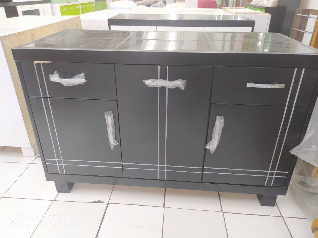 Kitchen set bawah minimalis modern top tablenya keramik bagus dan