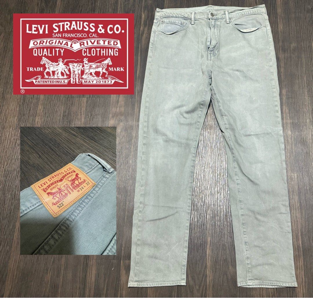 Levis 522 Slim Taper Jeans Men s Fashion Bottoms Jeans on Carousell