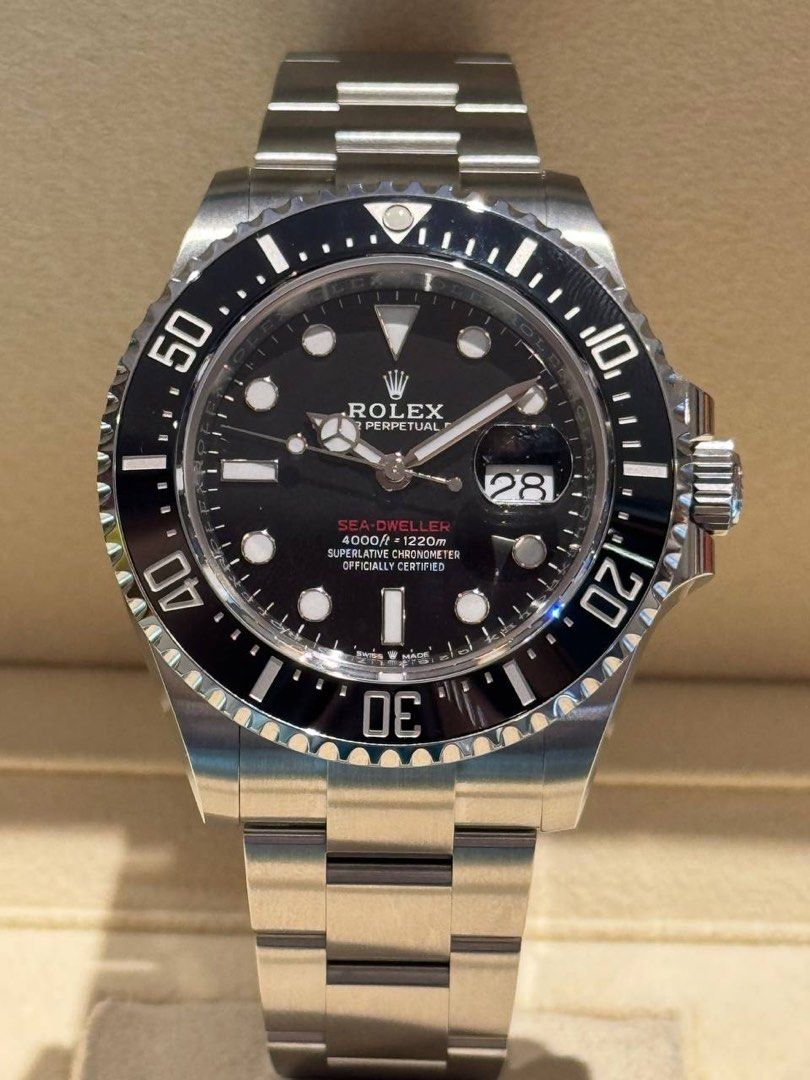 New Old Stock Rolex Sea Dweller Single Red SD43 50TH Anniversary MK II 126600
