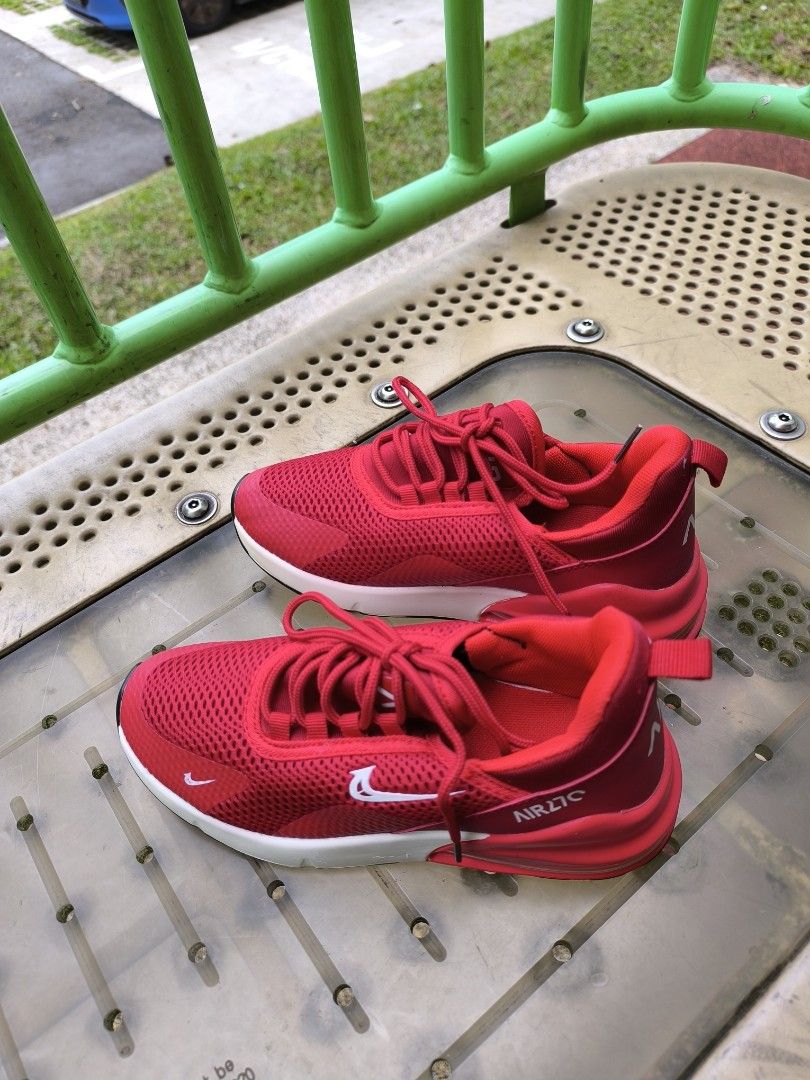 Nike Air27C Red Sneakers For Unisex Size 36 to 37