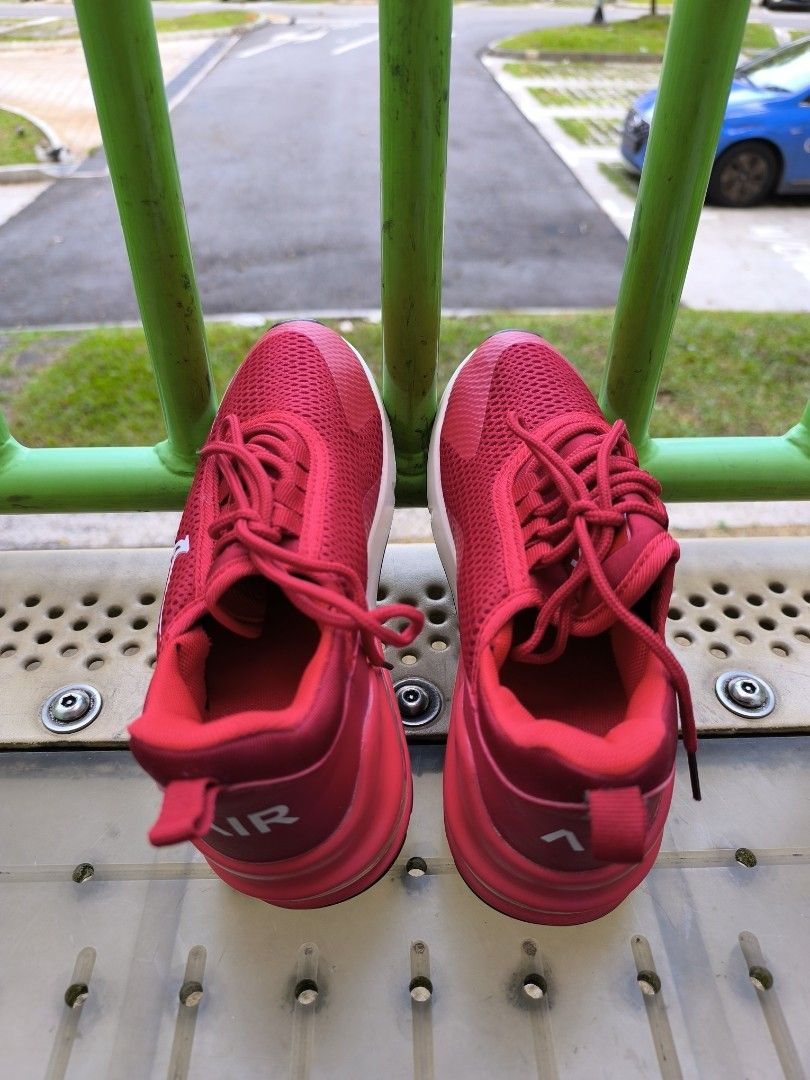 Nike Air27C Red Sneakers For Unisex Size 36 to 37