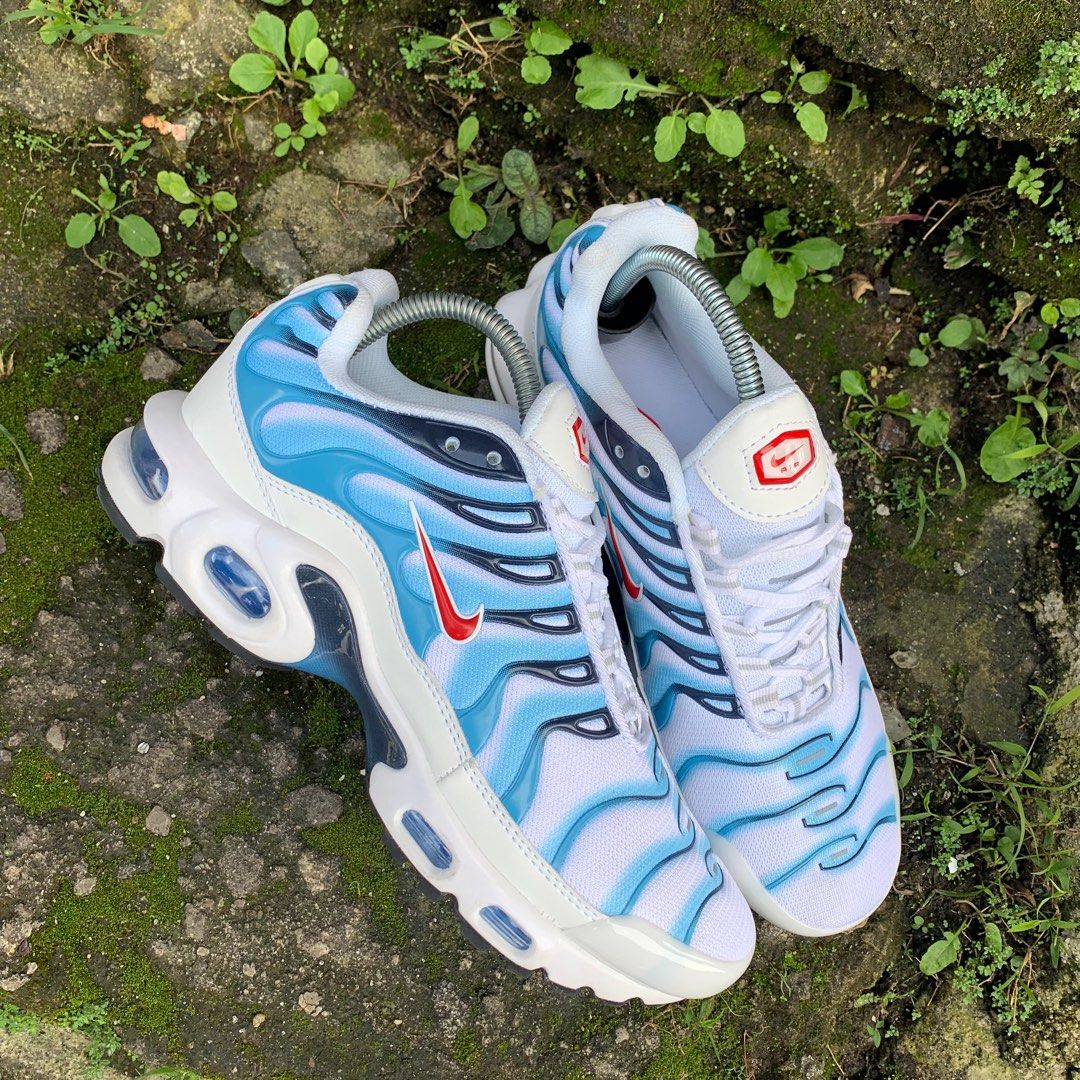 Sepatu Nike White Pink And Blue Air Max Plus Sepatu Nike Pink Air