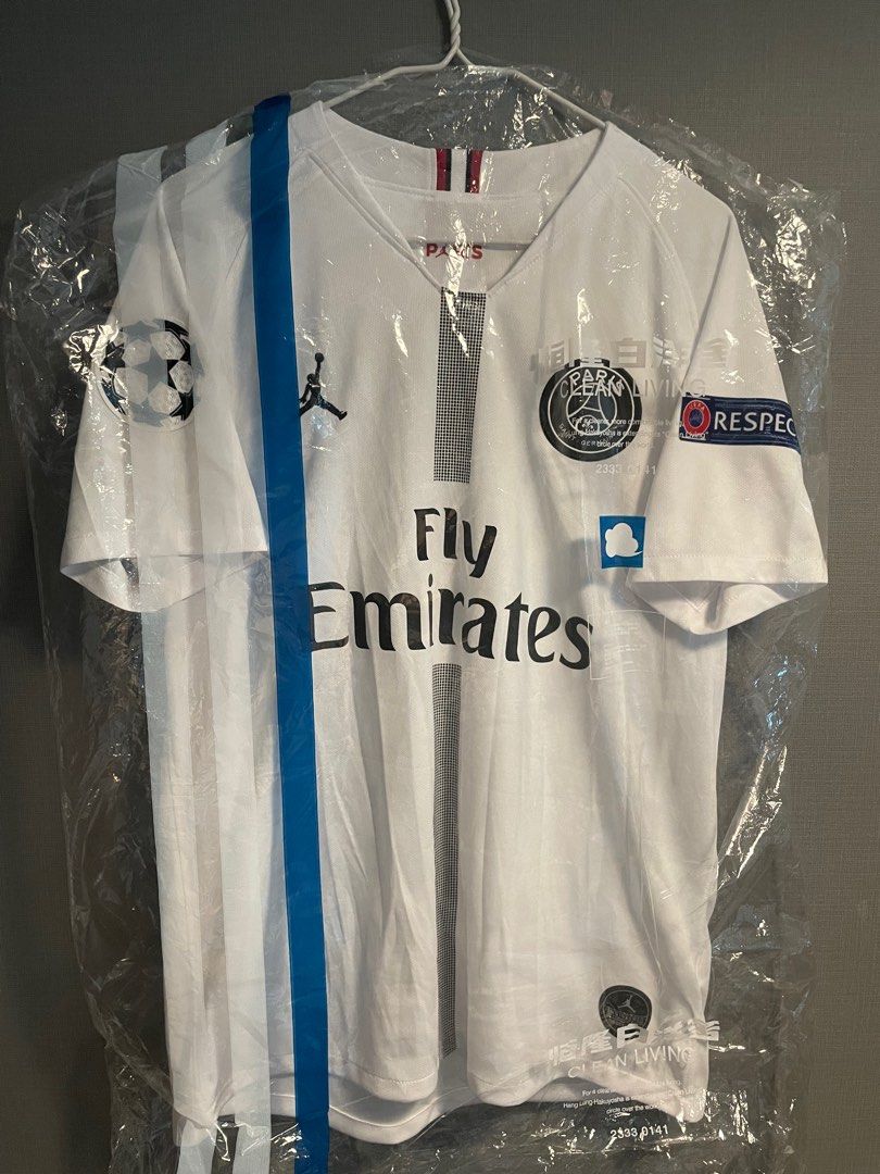 Nike Jordan PSG 1819 away NEYMAR JR JERSEY, 男裝, 運動服裝- Carousell