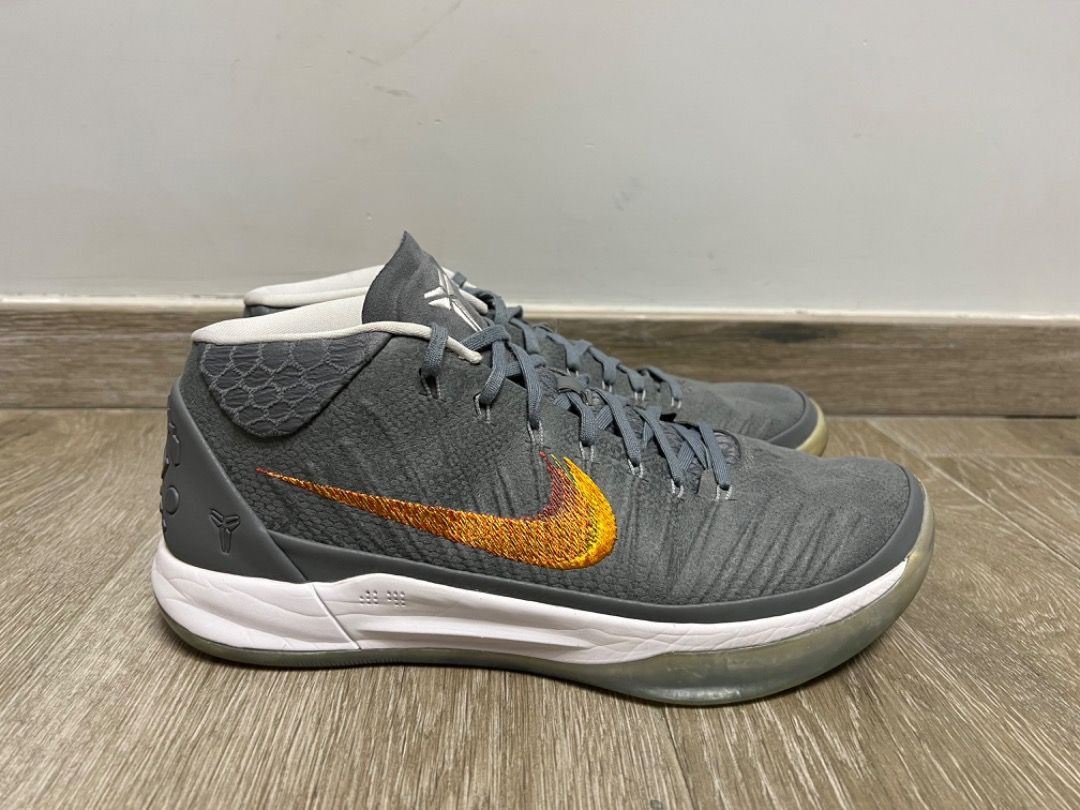 Nike Kobe AD Mid Grey Snake US11 Kyrie pg ja Carousell