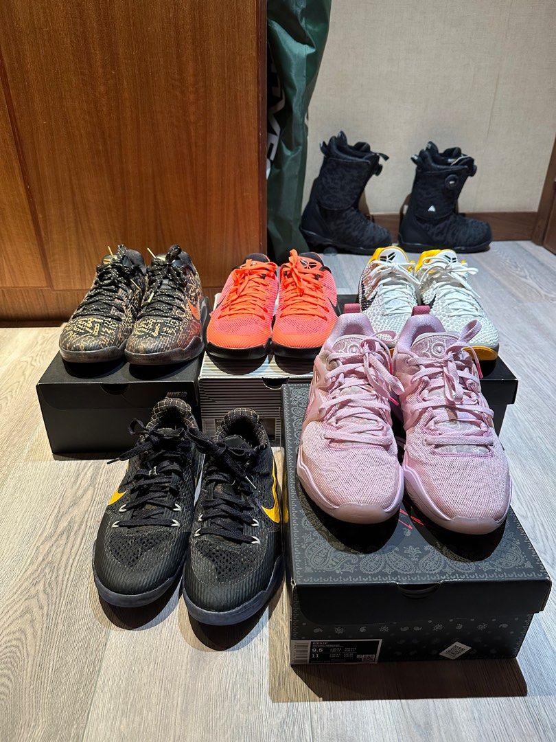 NIKE US9.5 KOBES AND KD NEED GONE not lebron kyrie pg Carousell