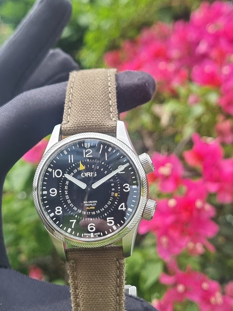 NO. 18 200 ORIS BIG CROWN PROPILOT ALARM LIMITED EDITION PRO PILOT REFERENCE 01 910 7745 4084 SET LS LIMITED TO 200 PIECES Luxury Watches on Carousell