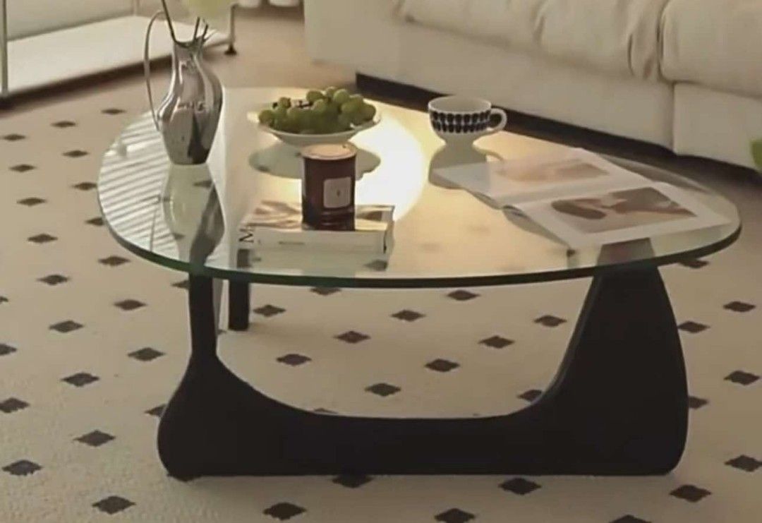 NORDIC COFFEE TABLE SOLID WOOD (Category: Tables & Sets) located in Makati City. Submitted by gineth24 (Listing ID 1313926713, Image 2). Description: Nordic Coffee Table Solid Wood Tempered Glass 82cm 4,600 114cm 6,600 +Sf, may vary per location PM for faster transaction.