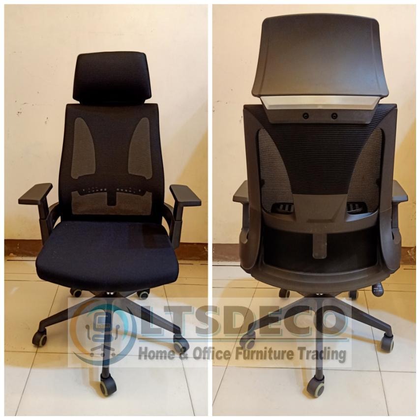 Office Partition Ergonomic Chair with Headrest Office Furniture ...