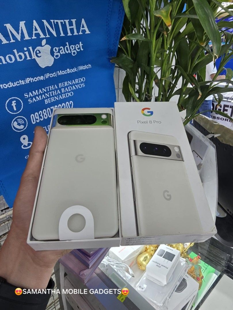 PIXEL 8 PRO 256GB 12RAM GLOBAL SNAPDRAGON (Category: Android Others) located in Quezon City. Submitted by samanthaga21954 (Listing ID 1313889265, Image 3). Description: PIXEL 8 PRO 256GB 12RAM GLOBAL SNAPDRAGON Brandnew Sealed with Warranty Onhand Stock.