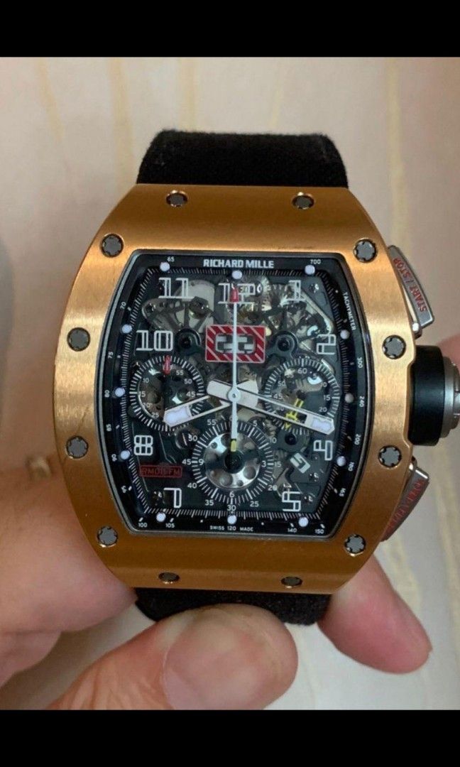Richard Mille RM 011 Rose Gold Titanium Original