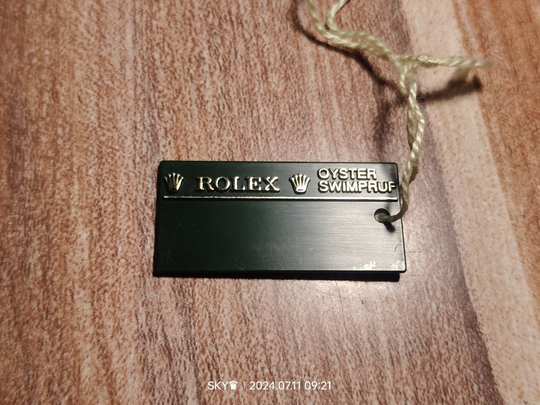 Rolex 116233 Datejust swimpruf D serial tag for box set (Category: Luxury Watches) located in Quezon City. Submitted by sky_sale (Listing ID 1313833484, Image 2). Description: rolex dj swimpruf tag year 2005-2006 also available box booklet manual translation tags link bezel cover calendar card paper red green seal tag submariner Datejust Daytona GMT.