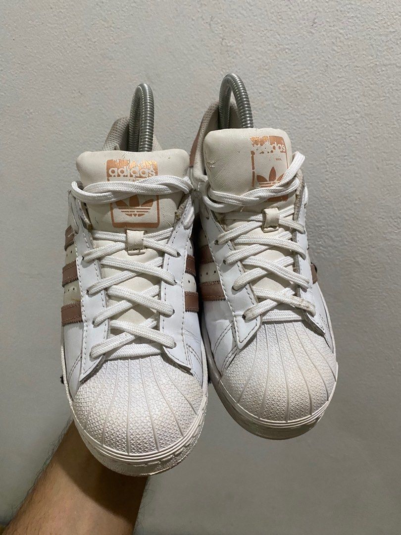 Sepatu Rose Gold And White Adidas Superstar Sepatu Adidas