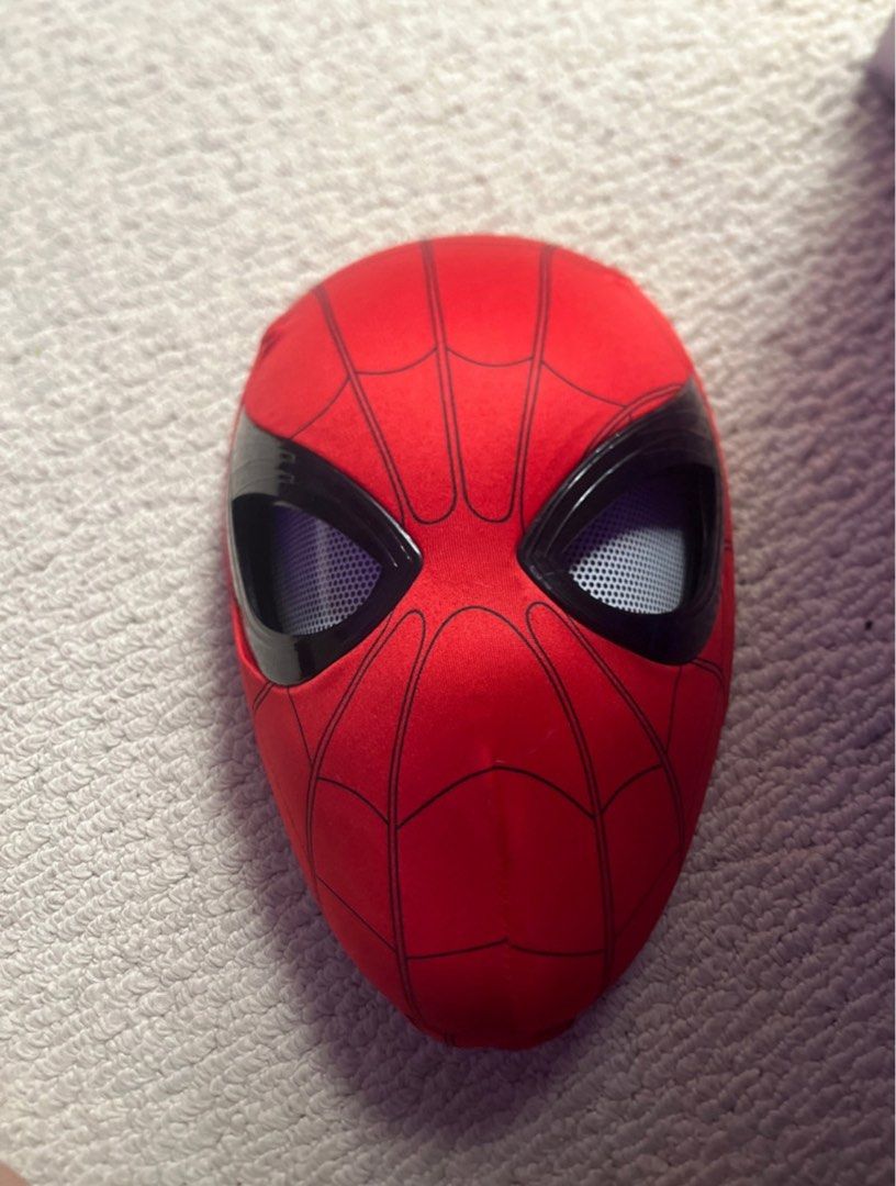 Spiderman Mask With Moving Eyes (Category: Toys & Board Games Others) located in Toronto. Submitted by basilpirza83316 (Listing ID 1313824049, Image 2). Description: Spiderman mask with moving eye lenses like they do in the movies But.