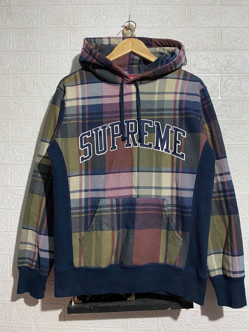 Supreme plaid pullover outlet