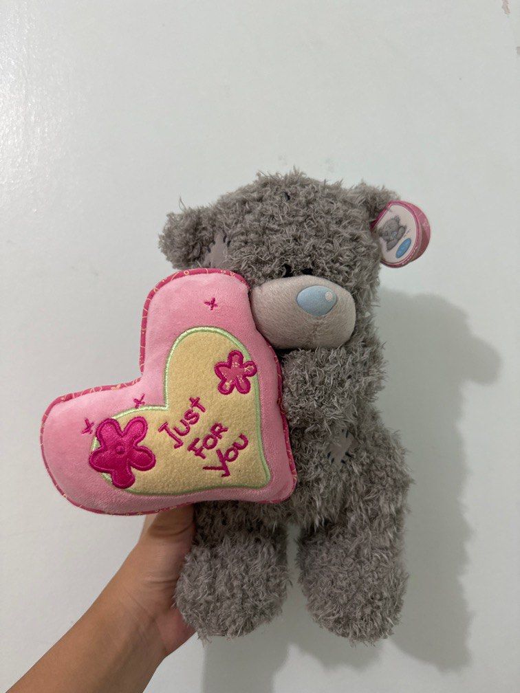 Tatty teddy bear (Category: Plushies & Soft Toys) located in Imus. Submitted by pocketfullofcandies (Listing ID 1313851467, Image 1). Description: Brandnew tatty teddy bear. Gray color. Perfect for any child tea party as a buddy, an addition to kids room decor or display.