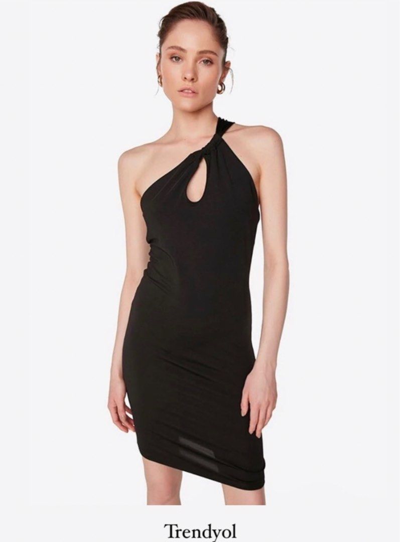 Trendyol asymmetrical mini dress, Women's Fashion, Dresses Sets