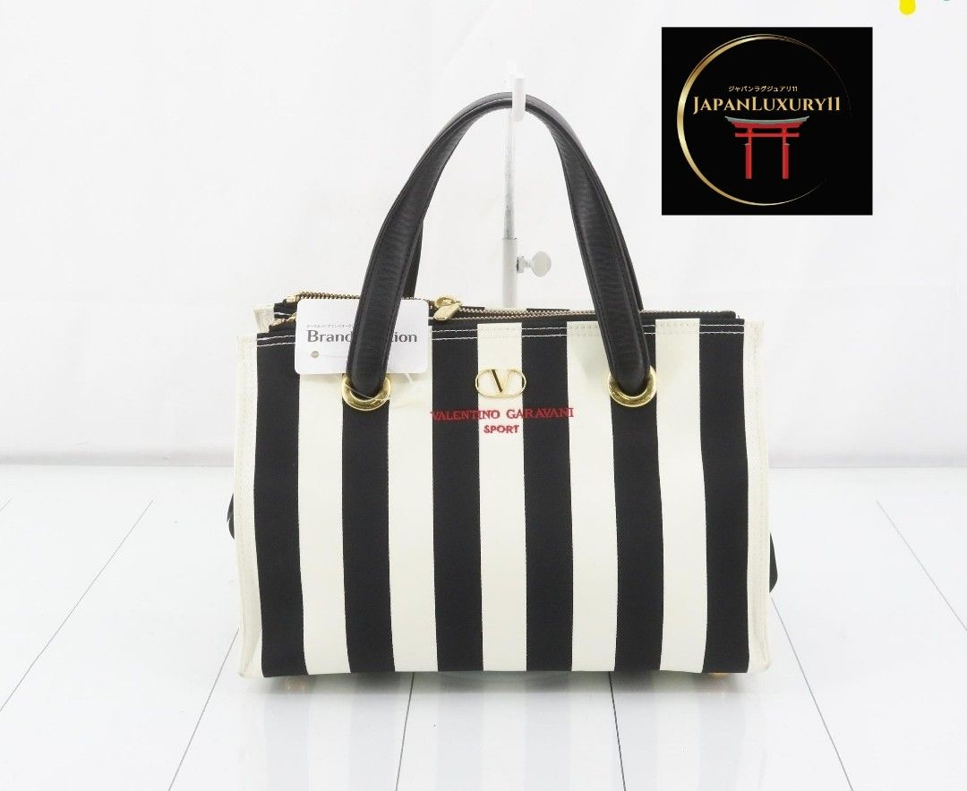 Valentino striped bag top