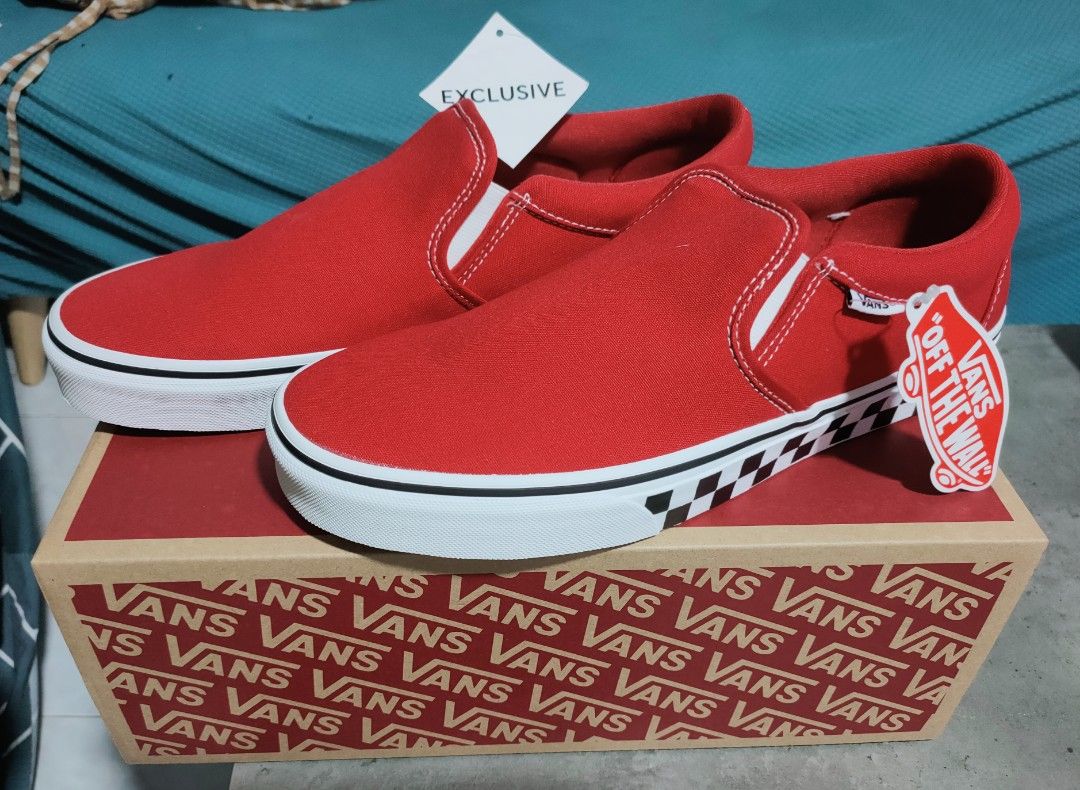 Vans asher red outlet