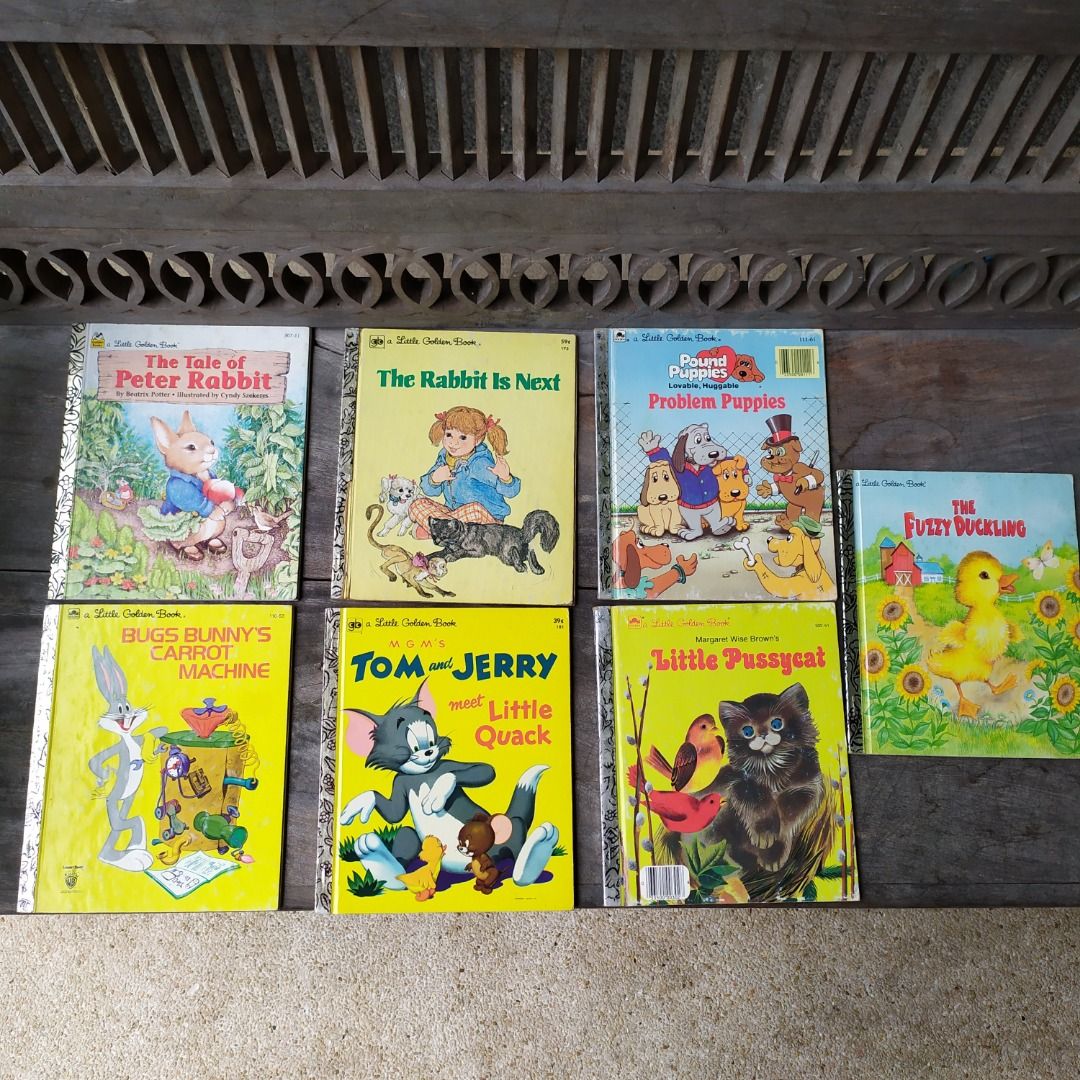 VINTAGE LITTLE GOLDEN BOOKS: Peter Rabbit Bugs Bunny Tom.and Jerry ...