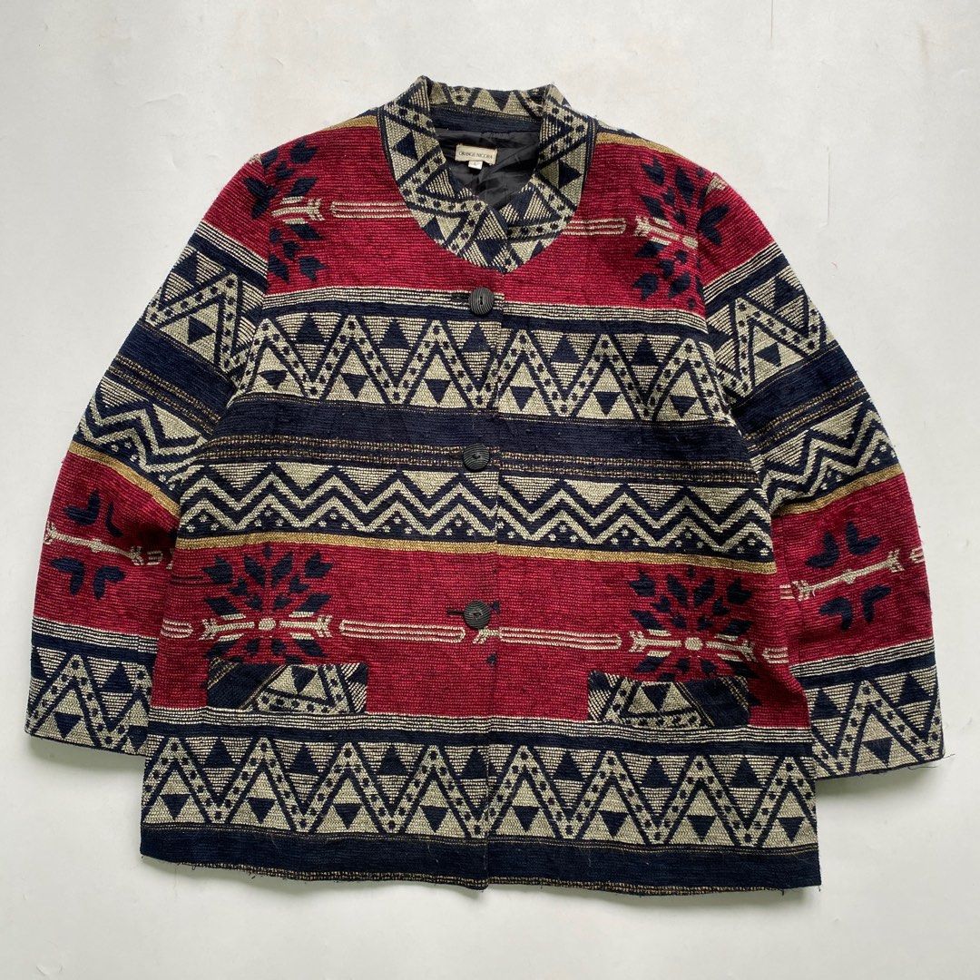 Vintage aztec jacket discount