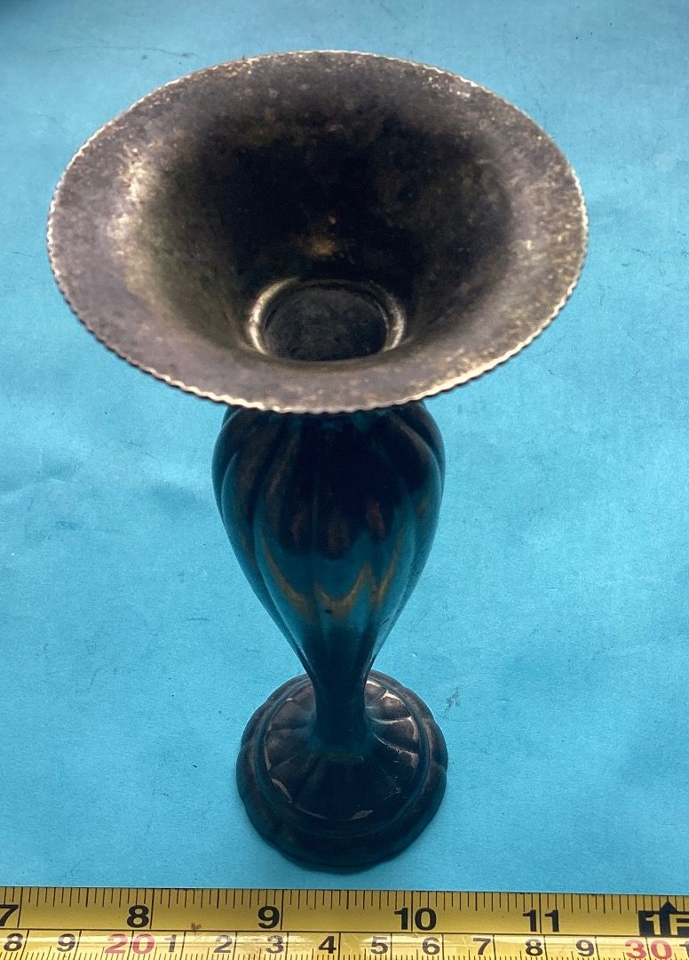 Vintage silver plated candlestick holder BP E.P Lead Canada (Category: Vintage Collectibles) located in Subic. Submitted by arnisfma (Listing ID 1313867936, Image 1). Description: Vintage silver plated candlestick holder BP E.P Lead Canada Some tarnish and blemishes.. 16 cm tall, 290 grams.