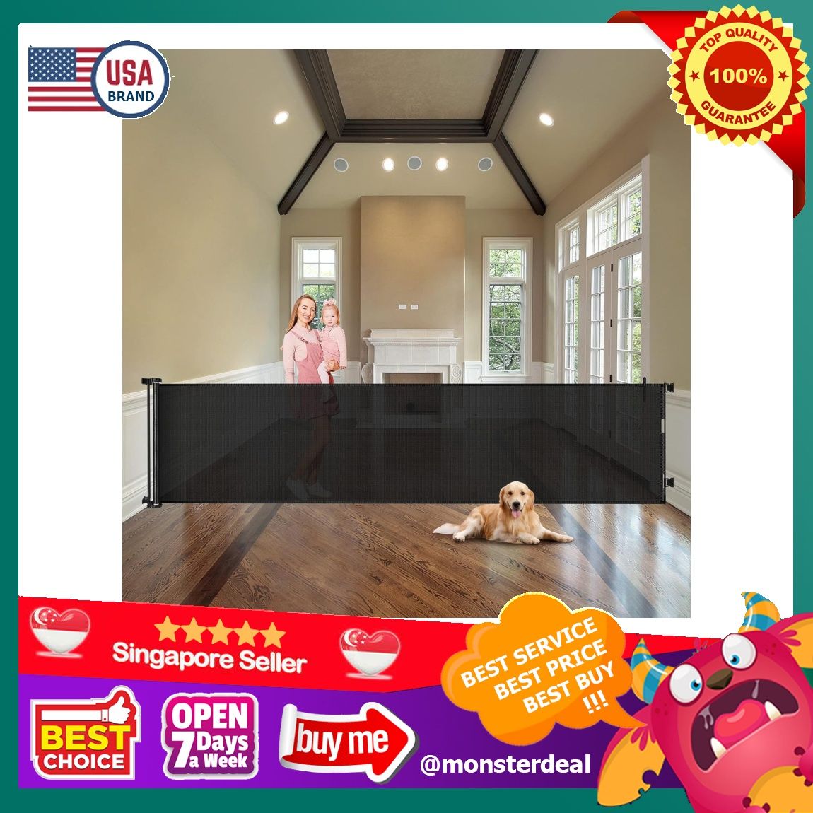 100 inch dog gate new arrivals