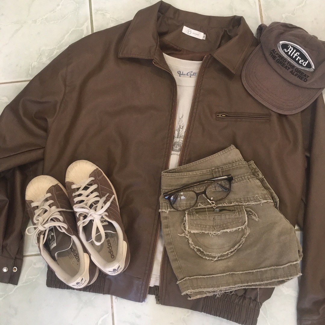 Y2k Coffee Brown Leather Jacket Women s Fashion Coats Jackets And y2k-coffee-brown-leather-jacket-women-s-fashion-coats-jackets-and