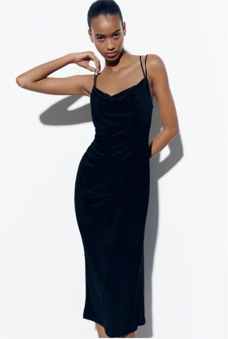 Black bodycon dress zara new arrivals