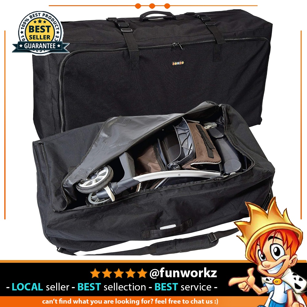 Zohzo stroller travel bag top
