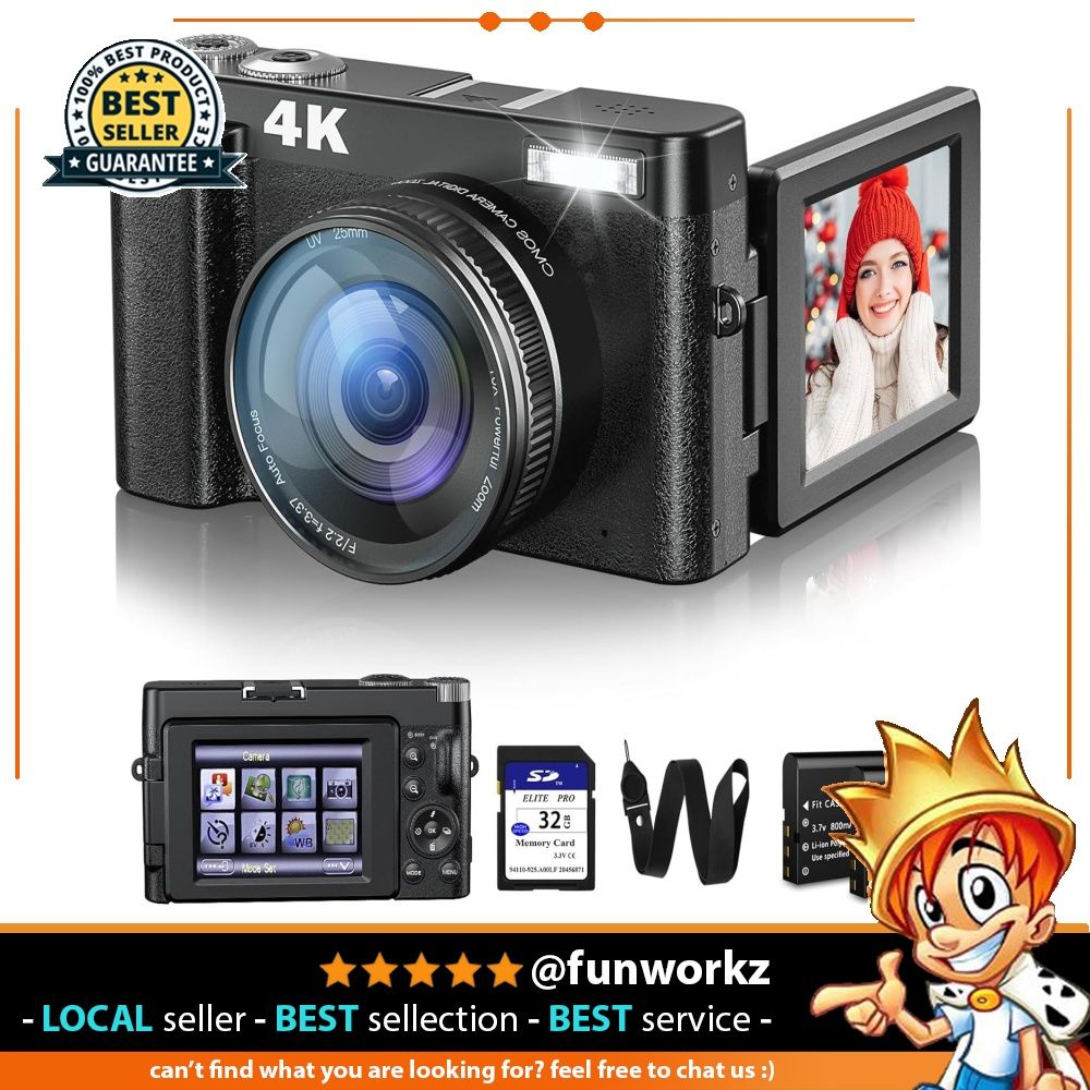 Disposable Camera 4K Digital Camera For Photography Autofocus