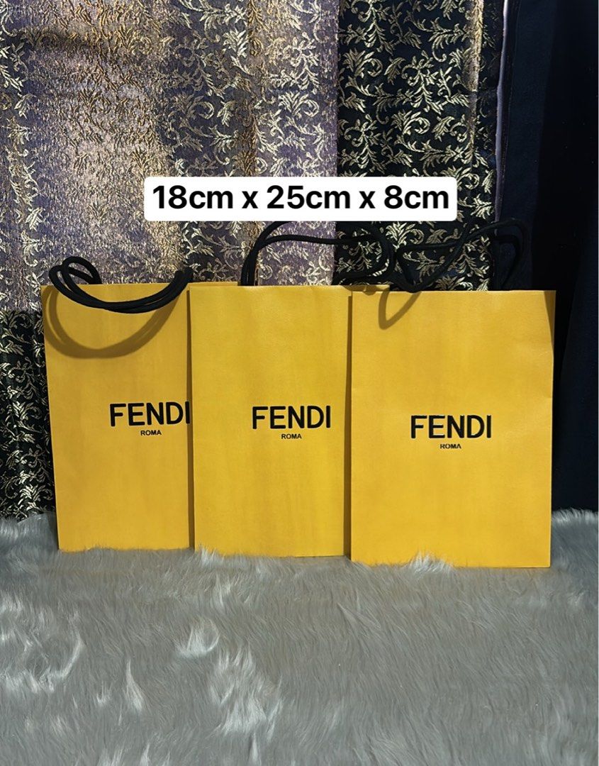 ‼️ Authentic Fendi Small Paperbag (Category: Luxury Bags & Wallets) located in Quezon City. Submitted by box.luxebycheng (Listing ID 1314004790, Image 1). Description: 400 each.