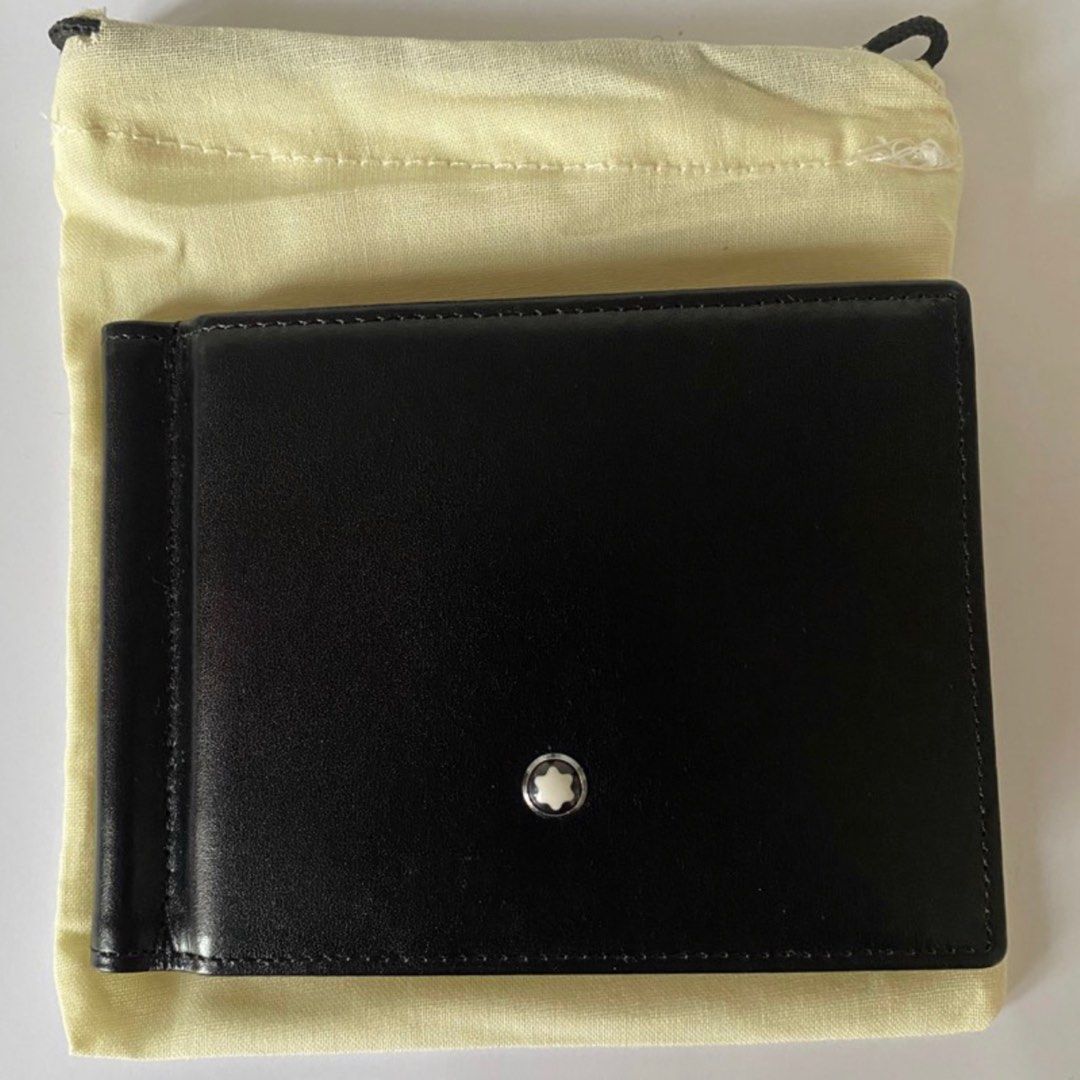 FREE DELIVERY 6cc Money Clip 5525 MontBlanc Wallet READY STOCK Men s Fashion Watches Accessories Wallets Card Holders on Carousell