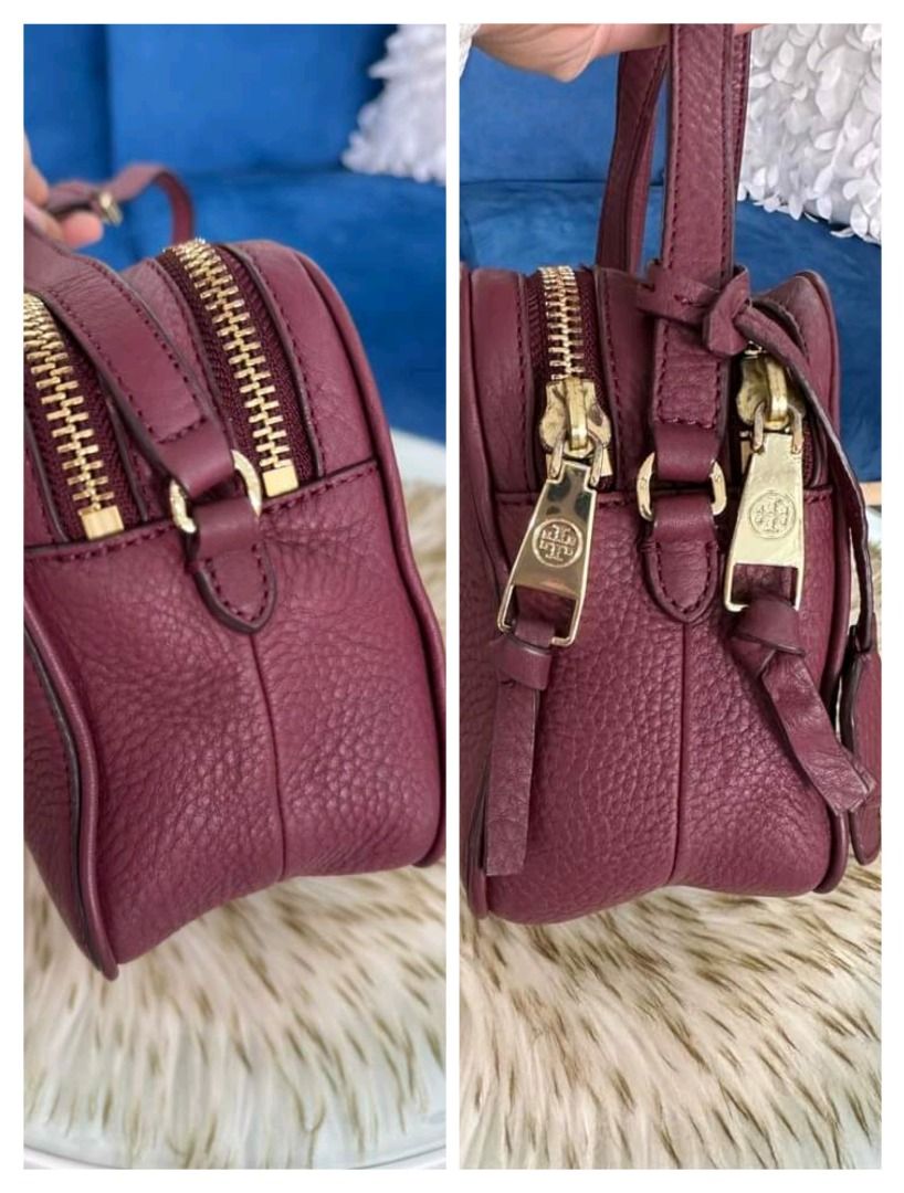 💜 Tory Burch Double Zip Camera Bag (Category: Luxury Bags & Wallets) located in Lala. Submitted by mohsin0825 (Listing ID 1314042011, Image 3). Description: Tory Burch Double Zip Camera Bag Guaranteed Orignal 💯 Small to simi medium size P9,999 + sf In good condition 📍Not affiliated or associated with any brand posted. All brands, product names and logos are the property of their respective original brand.