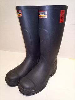 消防制服 鋼頭水靴 英國入口 UK6-7 Firefighter 4000629767197816341127