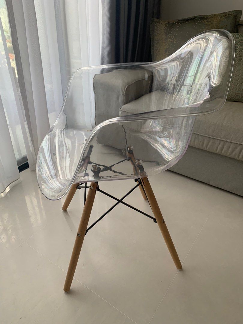 Acrylic chair - hipvan Lars chair, Furniture & Home Living, Furniture ...