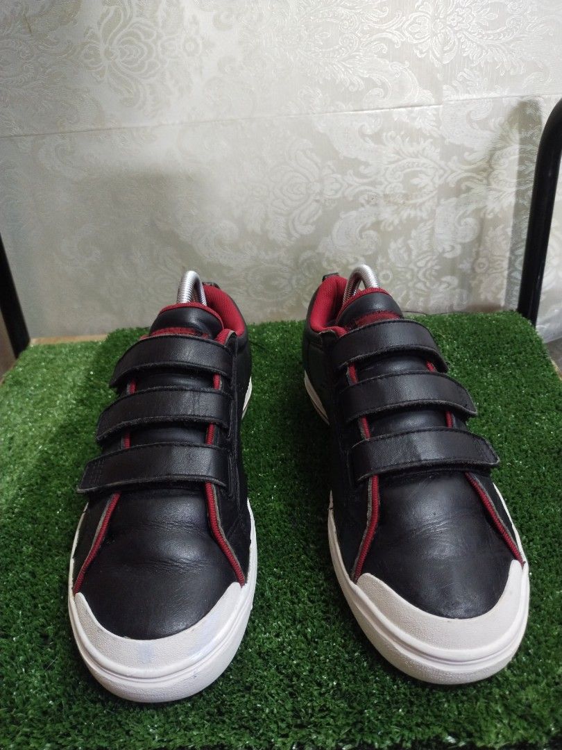 Adidas Brasic Light Velcro Laather Men s Fashion Footwear Sneakers on Carousell