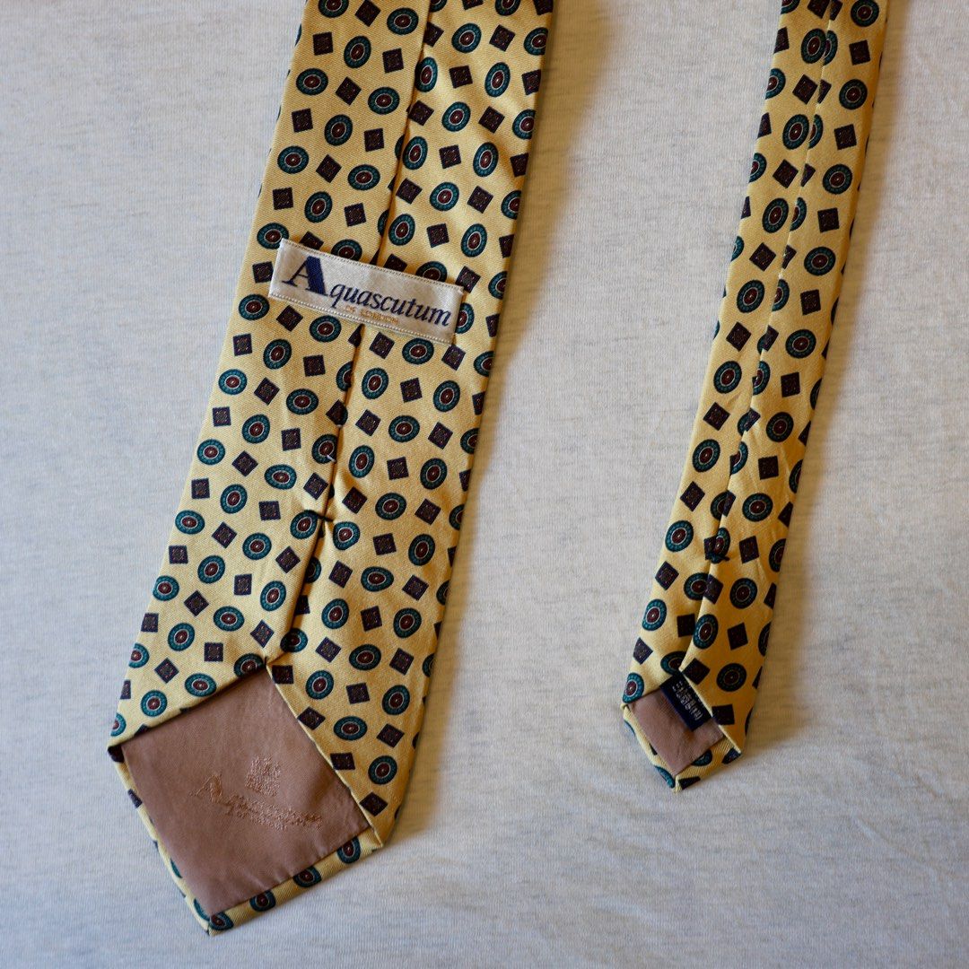 aquascutum silk tie