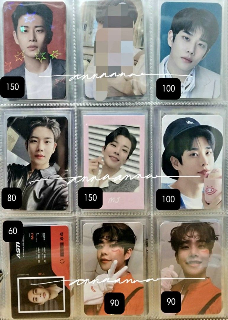 Astro MJ Assorted Photocards Batch 2, Hobbies & Toys, Memorabilia ...