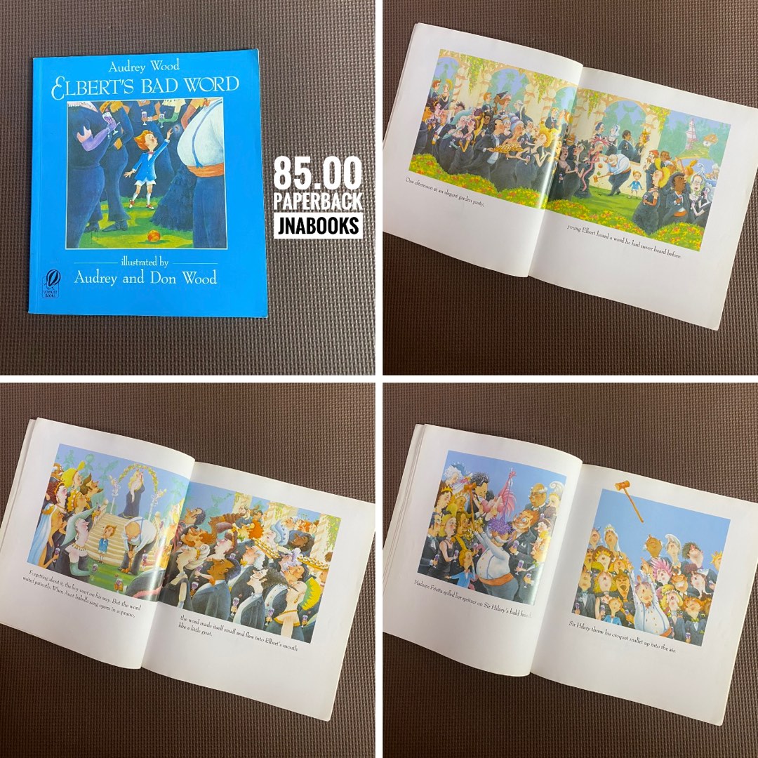 Audrey Wood Elbert's Bad Word, Hobbies & Toys, Books & Magazines