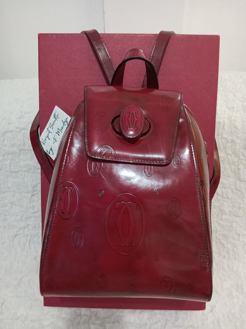 Auth Cartier happy bday backpack Women s Fashion Bags Wallets Backpacks on Carousell